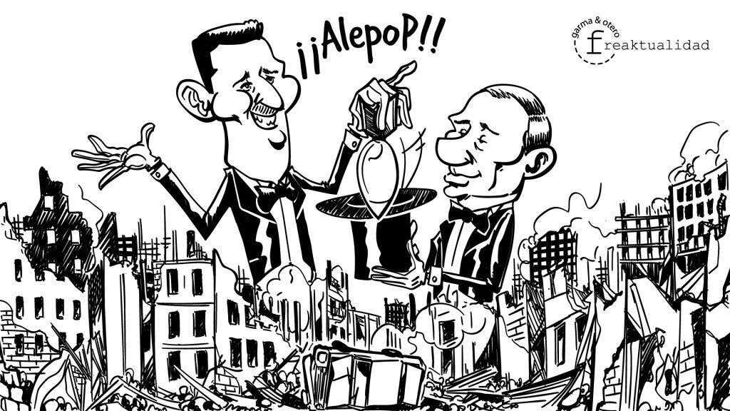 Freaktualidad - Putin y aAl-Asad hacen Magia en Alepo