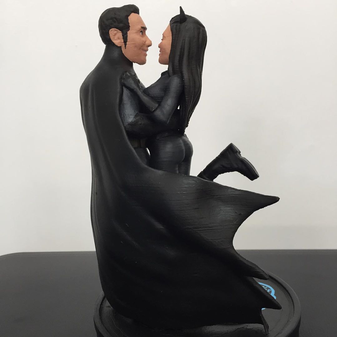 Modelado 3D Pareja Batman
