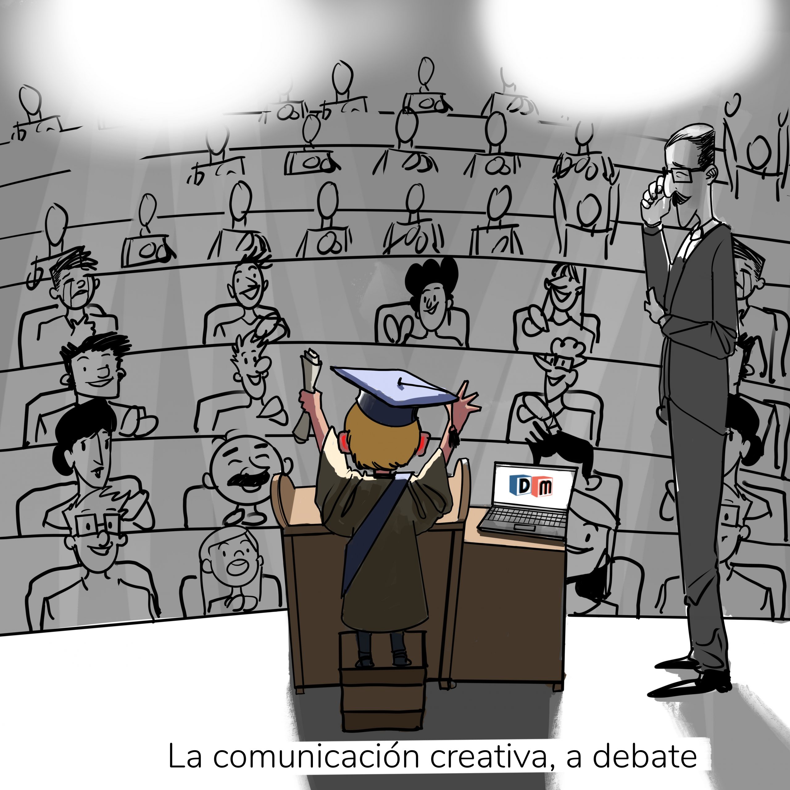 David Mora_Viñeta 16_La comunicación creativa a debate