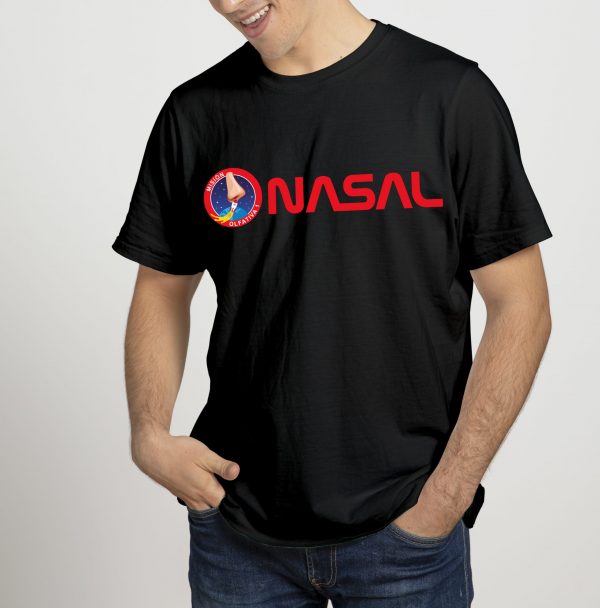 Camiseta negra Misión Olfativa Nasal D2
