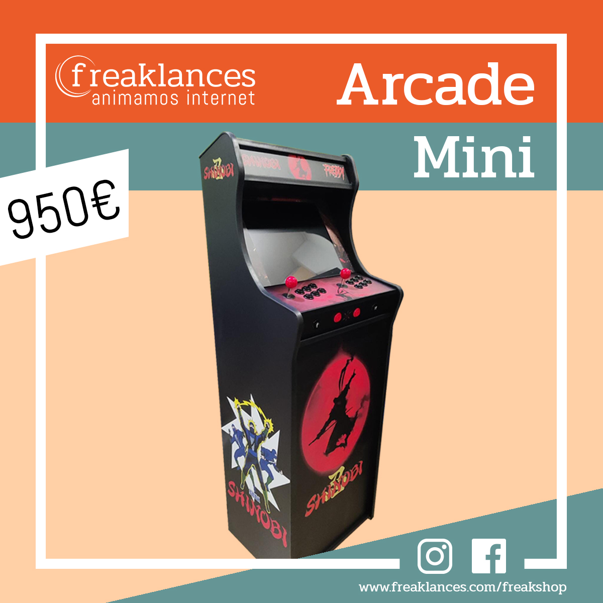 Arcade Mini Shinobi 2