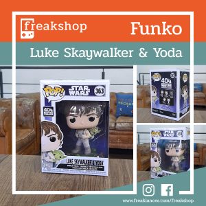 Plantilla Funko Pop Luke Skywalker con Yoda