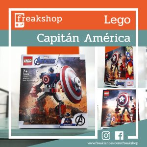 Plantilla Lego Capitán América