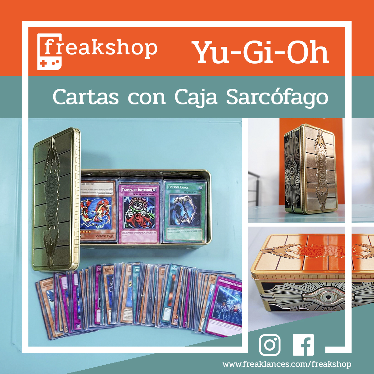 Yu-Gi-Oh > Cartas con Caja Sarcófago - Freaklances Agencia  CreativaFreaklances Agencia Creativa