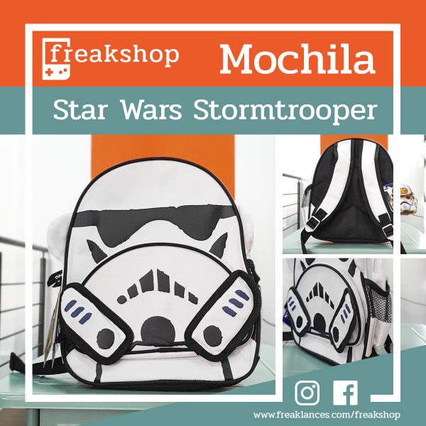 Plantilla Mochila Star Wars Stormtrooper