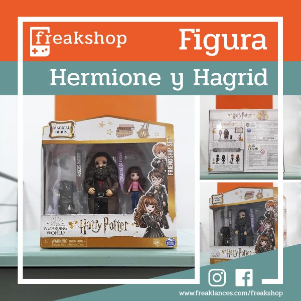 Plantilla Figuras Hermione y Hagrid