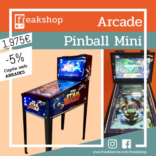 Arcade Pinball con un descuento del 5% de descuento.