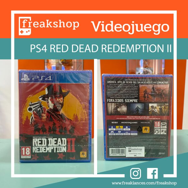VideojuegoPS4_Red Dead Redemption II plantilla