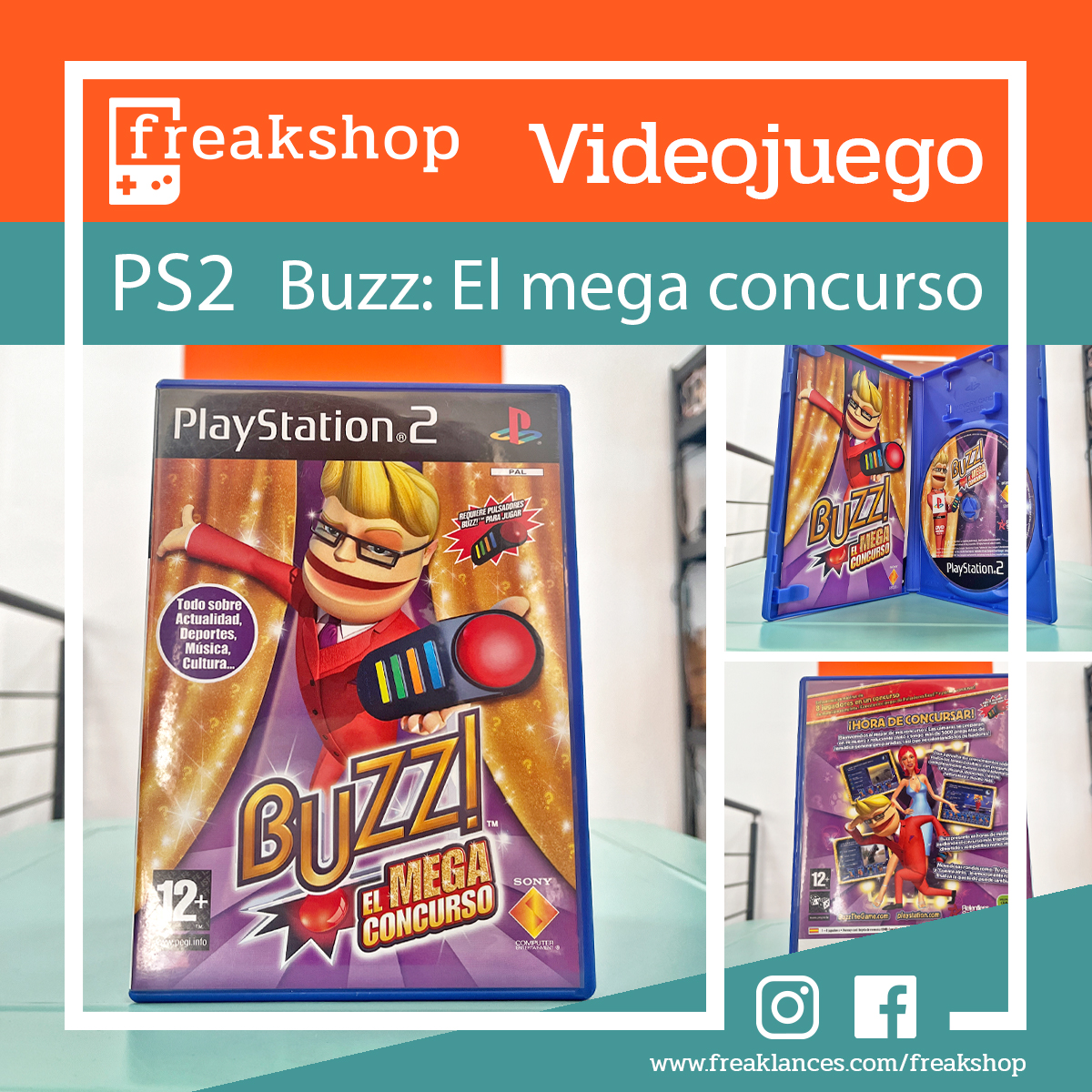 Buzz: El mega concurso > Videojuego PS2 - Freaklances Agencia  CreativaFreaklances Agencia Creativa