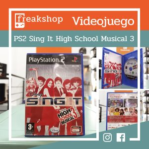 Videojuego PS2 SingIt High School Musical 3