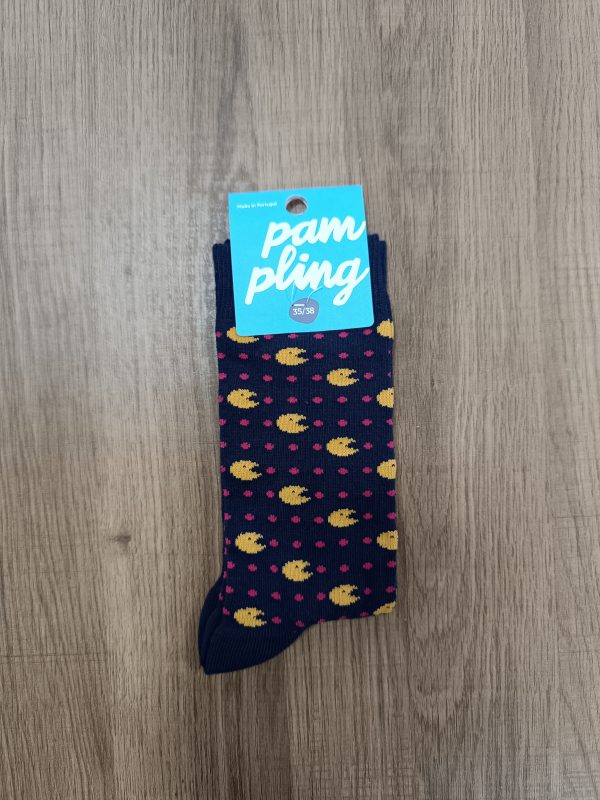 Calcetines de Pac-Man comecocos