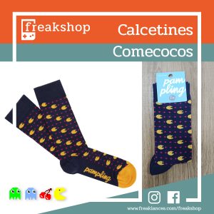 Calcetines de Pac-Man comecocos