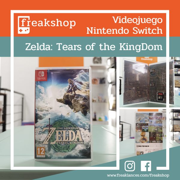 Plantilla videojuego Zelda para Nintendo Switch