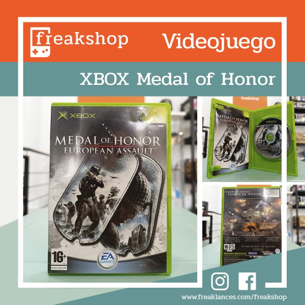 Videojuego Medal of Honor de la XBOX