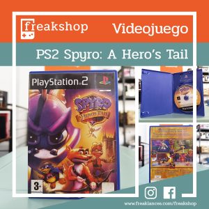 Plantilla Videojuego PS2 Spyro: A Hero's Tail
