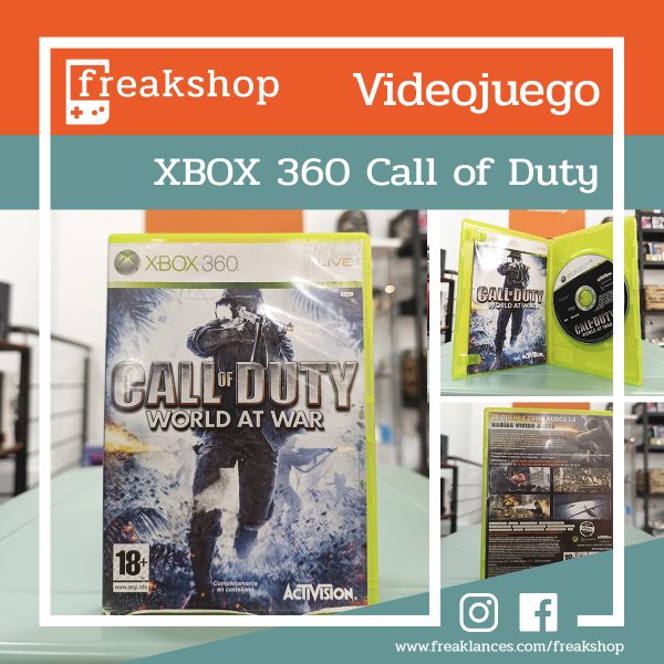 Videojuego Call of Duty para la XBOX 360