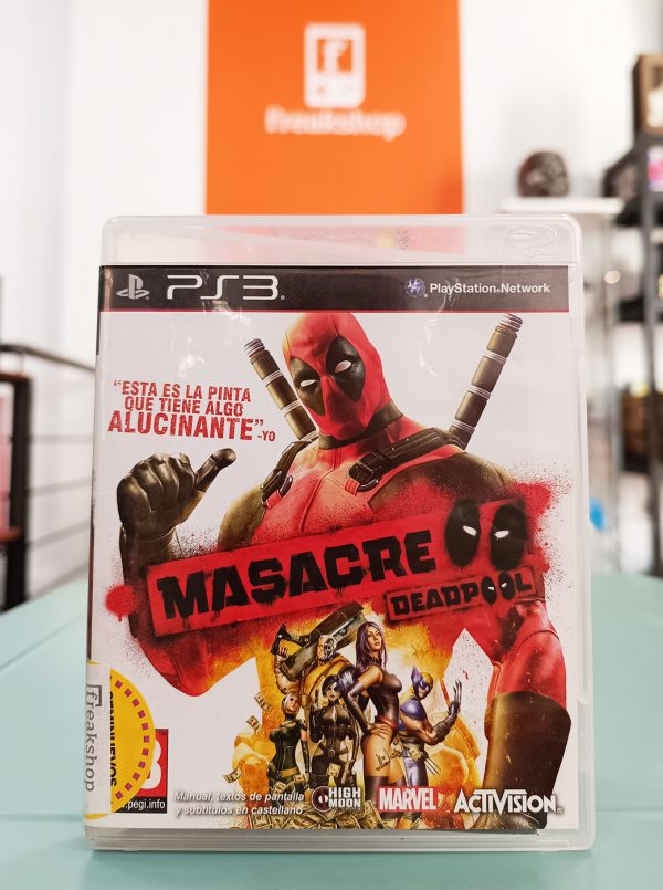 Videojuego Masacre Deadpool de la PS3